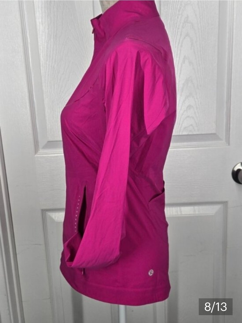 Lululemon Fast and Free Windbreaker Jacket Ripened Raspberry Pink Size 6 - Picture 12 of 14